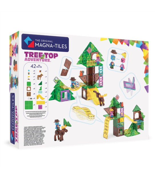 Magna-Tiles MAGNA-TILES&reg; - Tree Top Adventure Manyetik Bloklar - 42 Par&ccedil;a