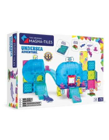 Magna-Tiles MAGNA-TILES&reg; - Undersea Adventure Manyetik Bloklar - 58 Par&ccedil;a