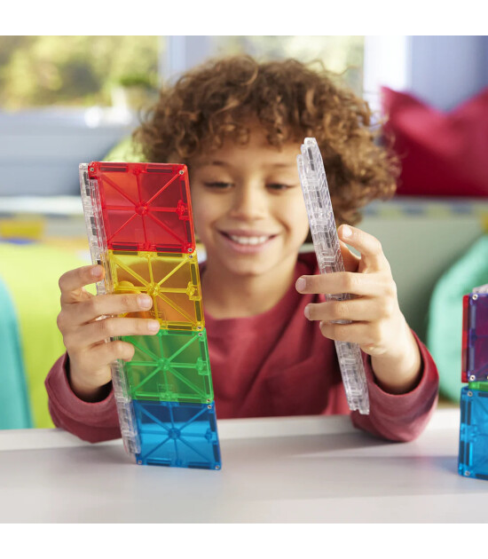 Magna-Tiles MAGNA-TILES&reg; - Rail Racer Ray Paketi - 8 Par&ccedil;a