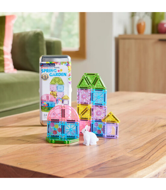 Magna-Tiles Bahar Bah&ccedil;e Travel Set (24 Par&ccedil;a)
