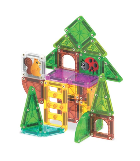 Magna-Tiles MAGNA-TILES&reg; - Travel Set - Ağa&ccedil; Ev - 24 Par&ccedil;a