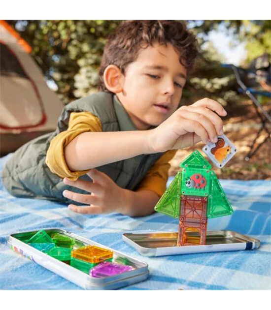 Magna-Tiles MAGNA-TILES&reg; - Travel Set - Ağa&ccedil; Ev - 24 Par&ccedil;a