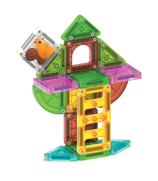 Magna-Tiles MAGNA-TILES&reg; - Travel Set - Ağa&ccedil; Ev - 24 Par&ccedil;a