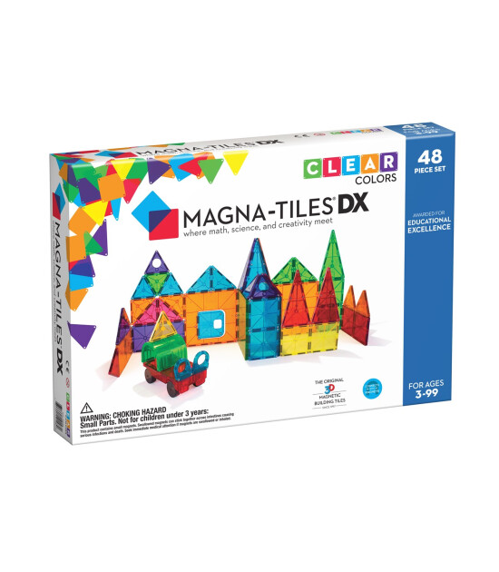 Magna-Tiles Clear Color (48 Parça)
