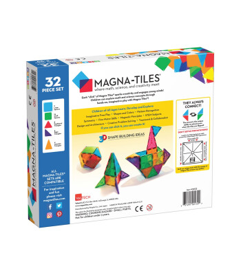 Magna-Tiles Clear Color (32 Parça)