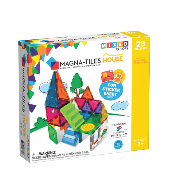 Magna-Tiles Ev (28 Parça)