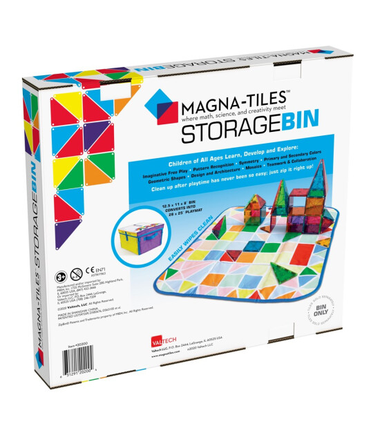 Magna-Tiles Saklama Kutusu & Oyun Matı