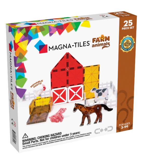 Magna-Tiles Çiftlik Hayvanları Seti (25 Parça)