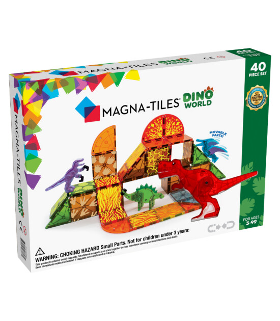 Magna-Tiles Dinozor Dünyası (40 Parça)