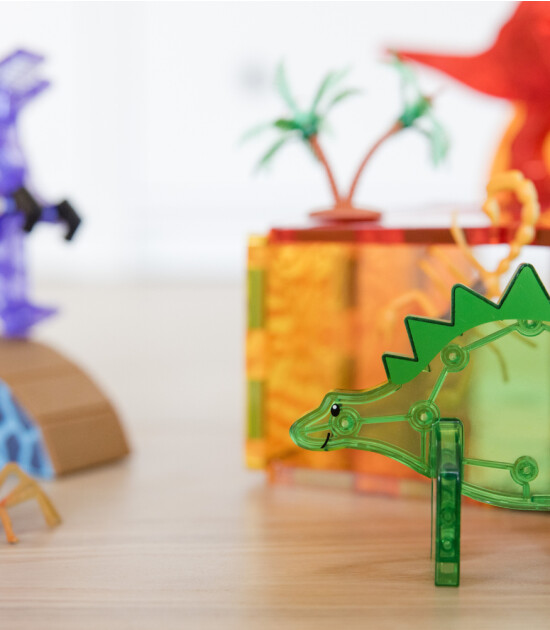 Magna-Tiles Dinozor Dünyası (40 Parça)