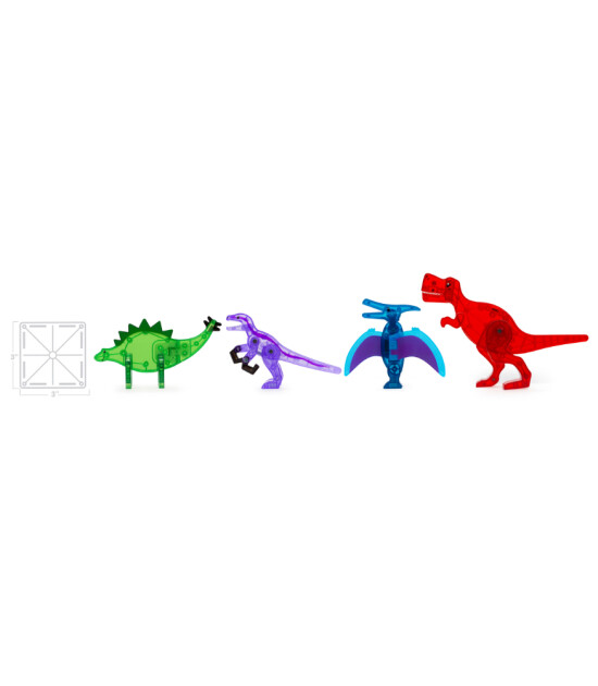 Magna-Tiles Dinozor Dünyası (40 Parça)