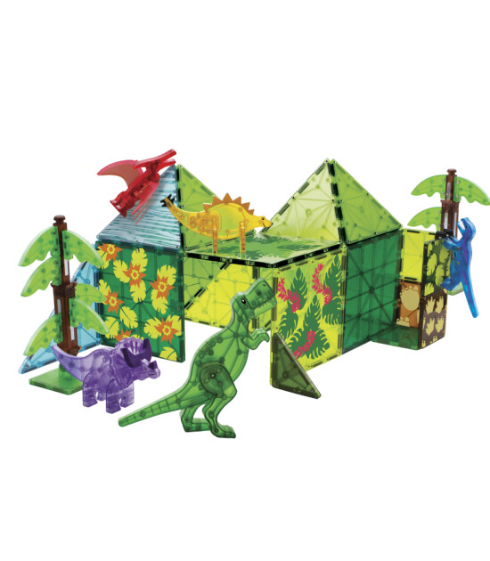 Magna-Tiles Dinozor Dünyası XL (50 Parça)