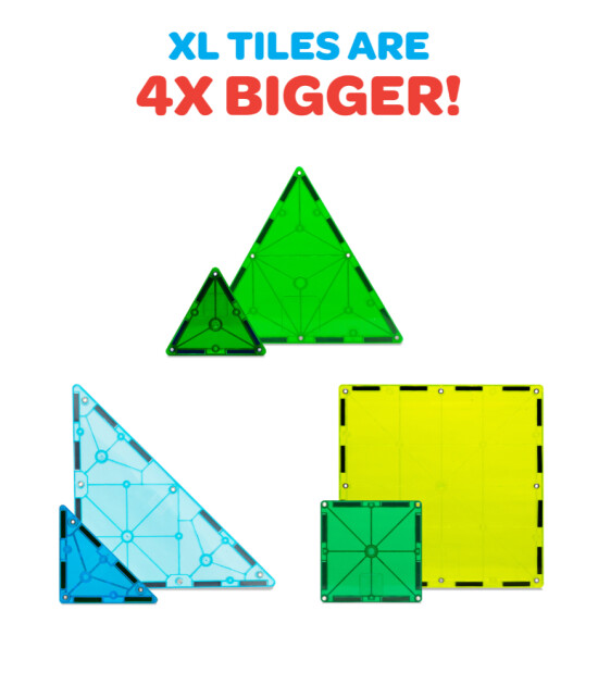 Magna-Tiles Dinozor Dünyası XL (50 Parça)