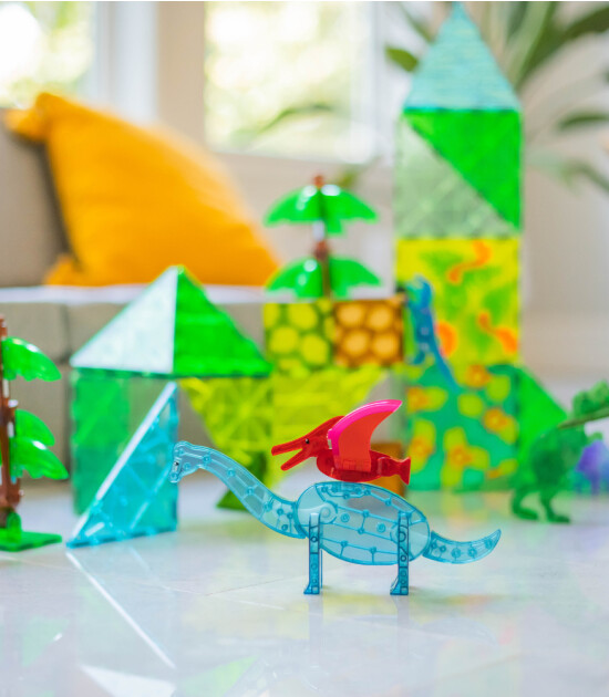 Magna-Tiles Dinozor Dünyası XL (50 Parça)