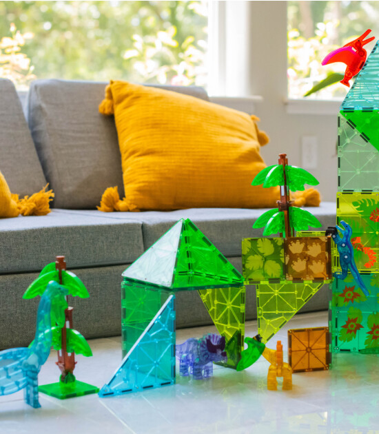 Magna-Tiles Dinozor Dünyası XL (50 Parça)