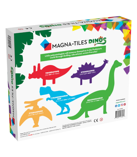 Magna-Tiles Dinozorlar (5 Parça)