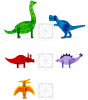 Magna-Tiles Dinozorlar (5 Parça)
