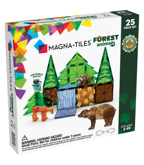 Magna-Tiles Orman Hayvanları Seti (25 Parça)