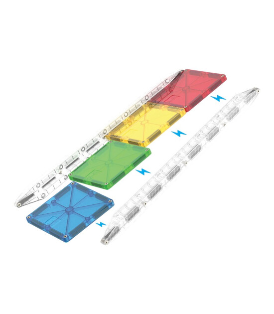 Magna-Tiles Rail Racer Ray Seti  (8 Par&ccedil;a)