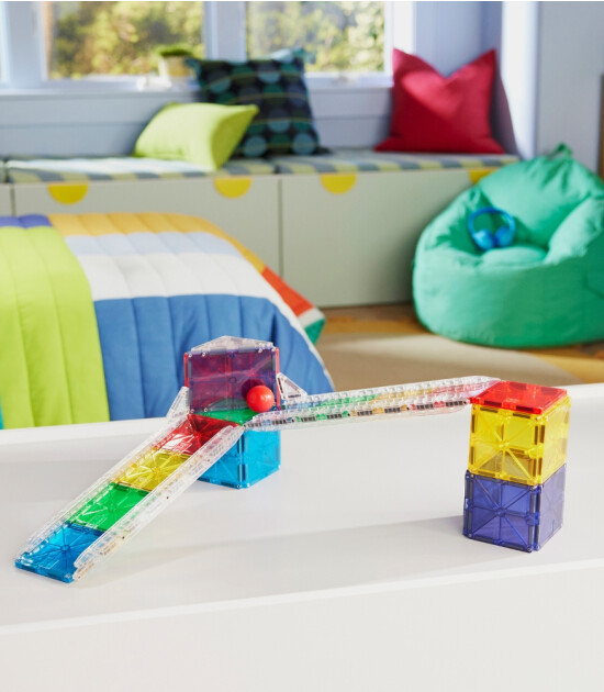 Magna-Tiles Rail Racer Ray Seti  (8 Par&ccedil;a)