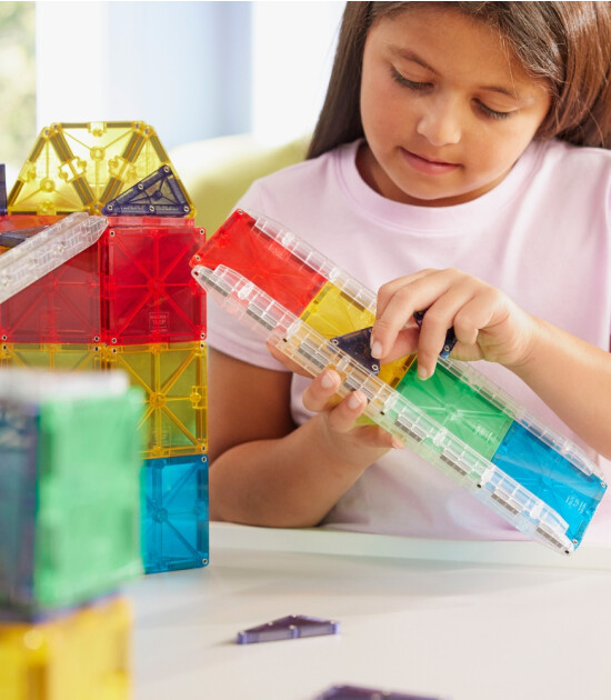 Magna-Tiles Rail Racer Ray Seti  (8 Par&ccedil;a)