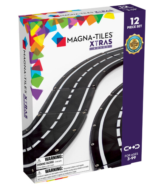 Magna-Tiles XTRA Roads (12 Parça)