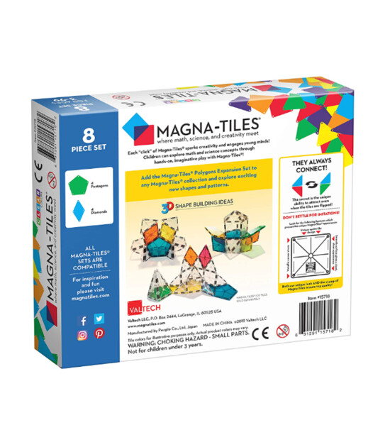 Magna-Tiles Polygon Expansion (8 Parça)