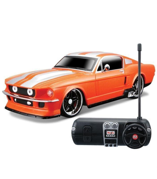 Maisto Tech Maisto 1967 Ford Mustang GT Radio Control 1:24 Turuncu           