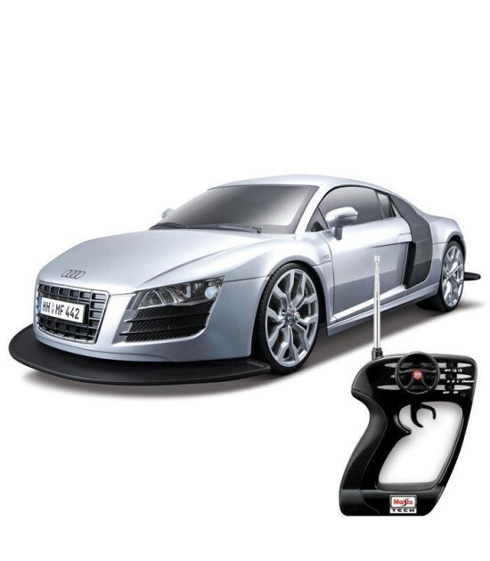 Maisto Tech  1:10 Audi R8 V10 U/K Araba Gri                       