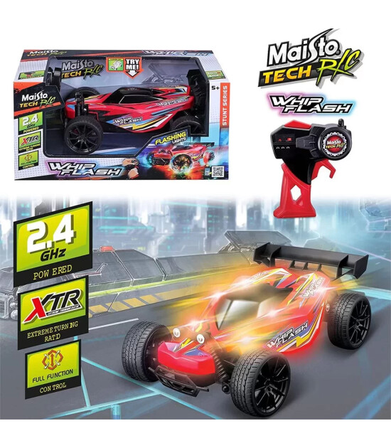 Maisto Tech Uzaktan Kumandalı Araba Whip Flash // Kırmızı