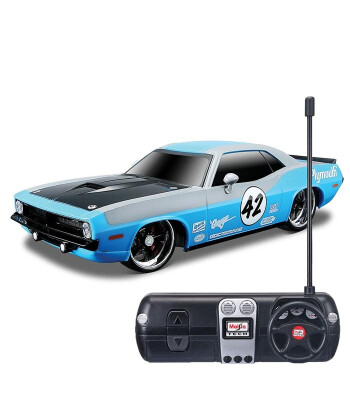 Maisto Tech 1:24 1970 Plymouth Hemi Cuda U/K Araba Mavi