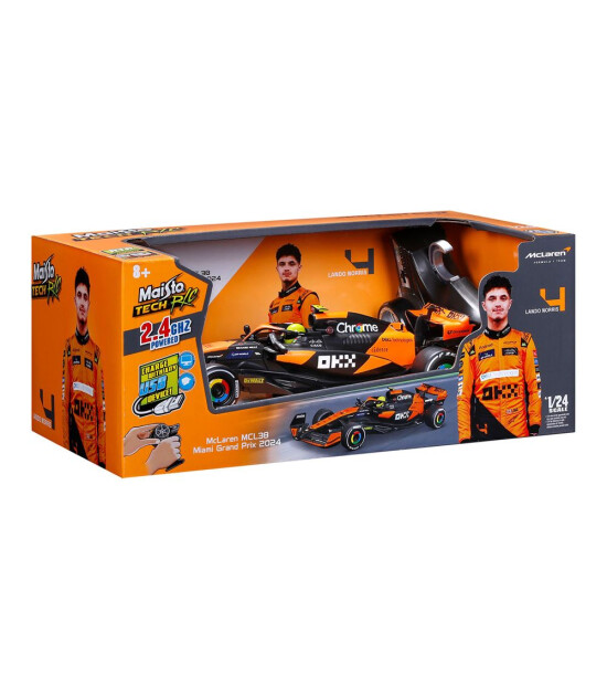 Maisto Tech 1/24 Formula 1 Yarış Serisi // McLaren MCL38 - Lando Norris