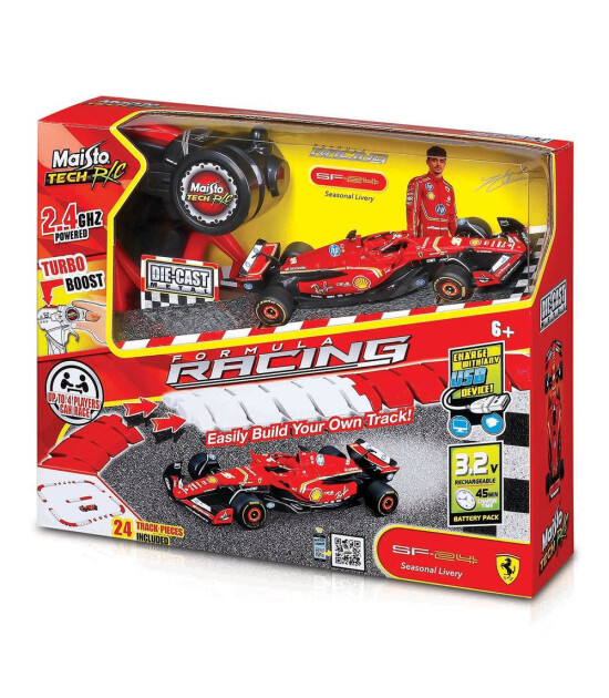 Maisto Tech Uzaktan Kumandalı Araba ve Pist Seti // Ferrari SF-24