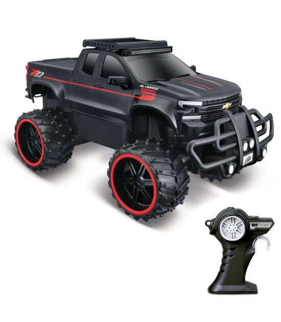 Maisto Tech Uzaktan Kumandalı Araba Chevrolet Silverado // Siyah