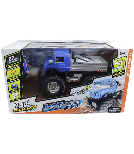 Maisto Tech Maisto Mercedes-Benz Unimog U5000 1:16 Uzaktan Kumandalı Kamyon  