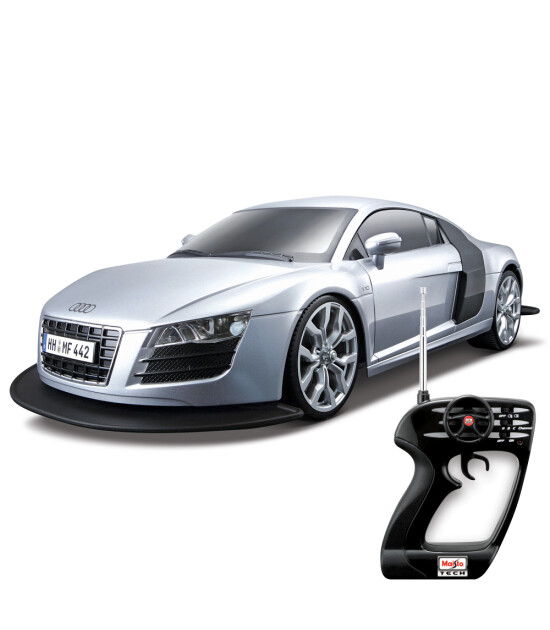 Maisto Tech  1:10 Audi R8 V10 U/K Araba Gri                       