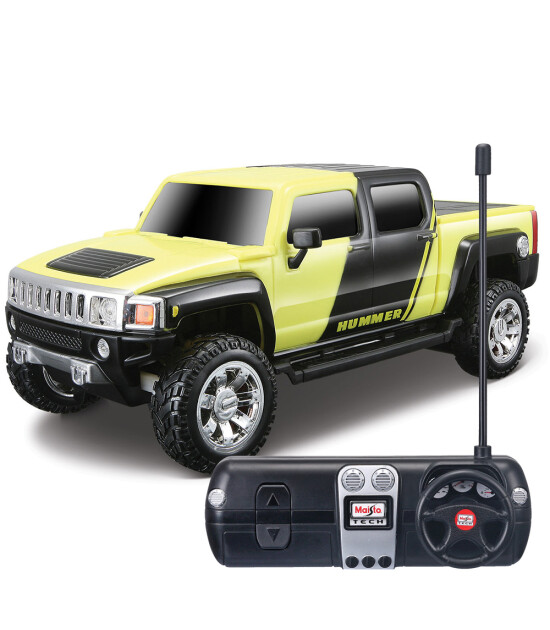 Maisto Tech Uzaktan Kumandalı Araba Hummer H3T // Sarı
