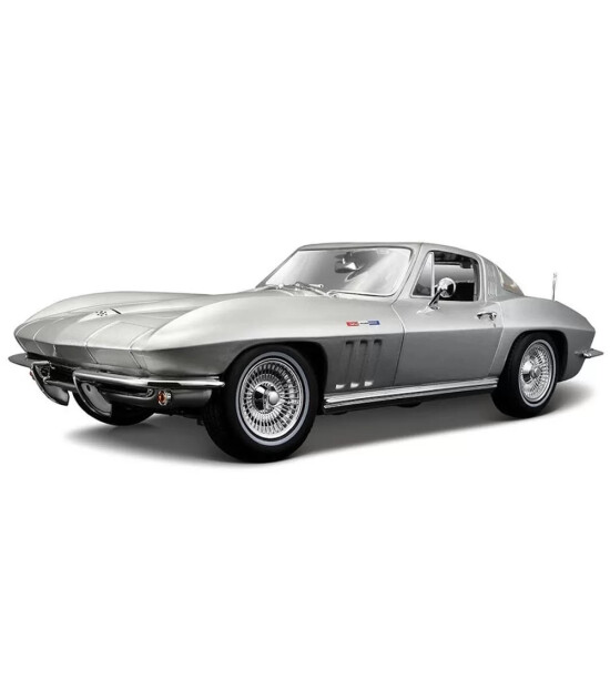 Maisto Model Araba Chevrolet Corvette (1965) // Gri