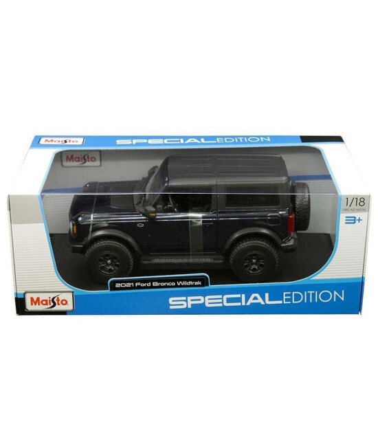 Maisto Model Araba Ford Bronco Wildtrak (2021) // Siyah