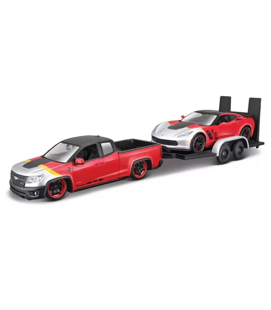 Maisto Model Araba // Chevrolet Colorado ZR2 & Corvette Z06 (2015)