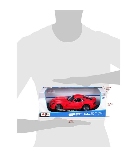 Maisto 2013 SRT Viper GTS 1:18 Model Araba Kırmızı