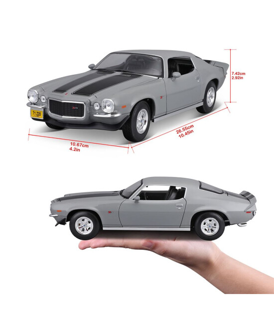 Maisto 1:18 1971 Chevrolet Camaro 31131 - Gri