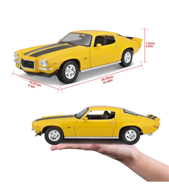 Maisto 1:18 1971 Chevrolet Camaro 31131 - Sarı