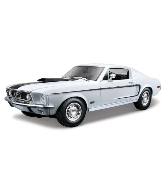 Maisto Model Araba Ford Mustang GT Cobra Jet (1968) // Beyaz