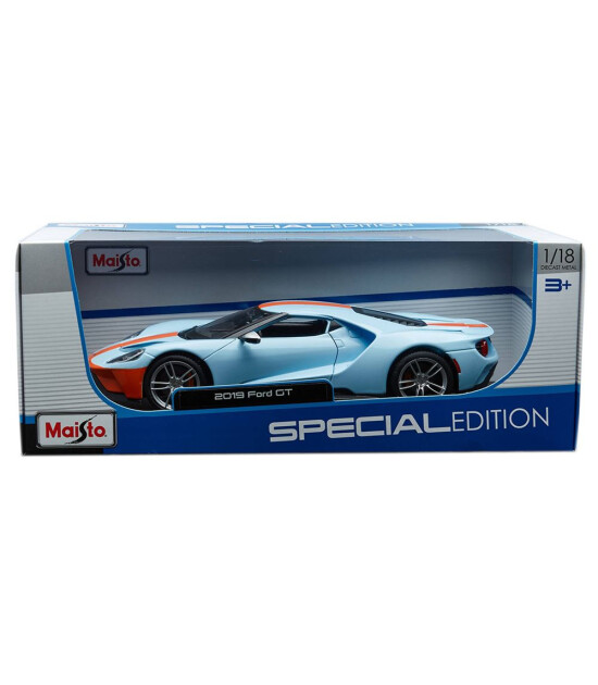 Maisto 1/18 2019 Ford GT Model Araba - Açık Mavi