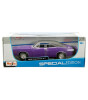 Maisto 1969 Dodge Charger R/T Mor 1/18 Model Araba