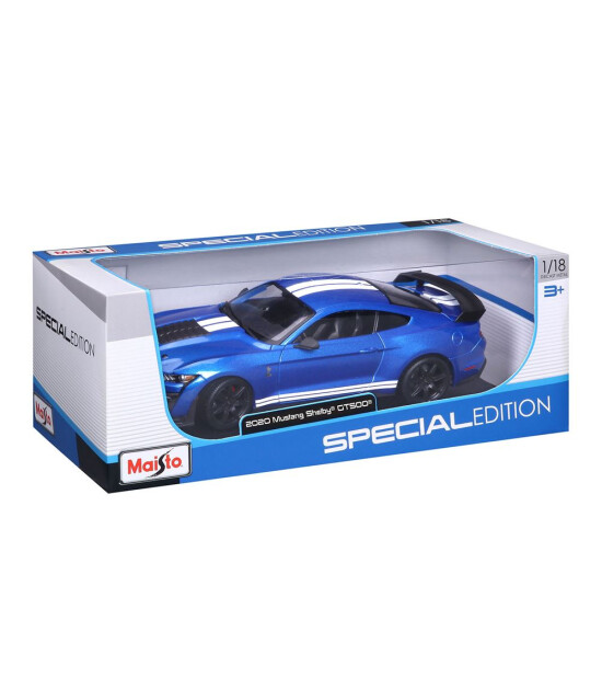 Maisto 1:18 2020 Ford Mustang Shelby GT500 31388 - Metalik Mavi