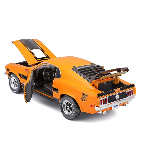 Maisto 1/18 1970 Ford Mustang Mach 1 - Turuncu