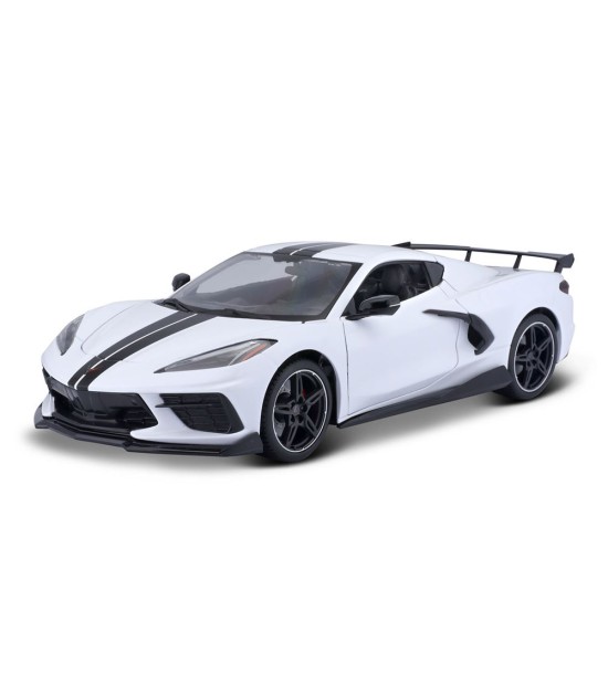Maisto 1:18 2020 Chevrolet Corvette Stingray Coupe 31455 - Beyaz