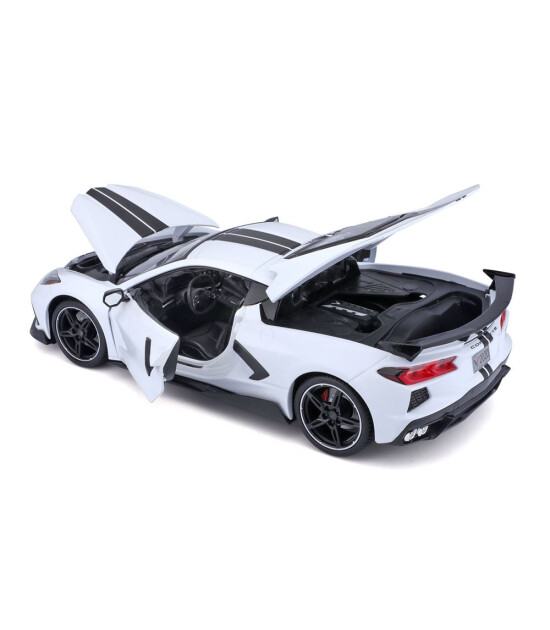 Maisto 1:18 2020 Chevrolet Corvette Stingray Coupe 31455 - Beyaz
